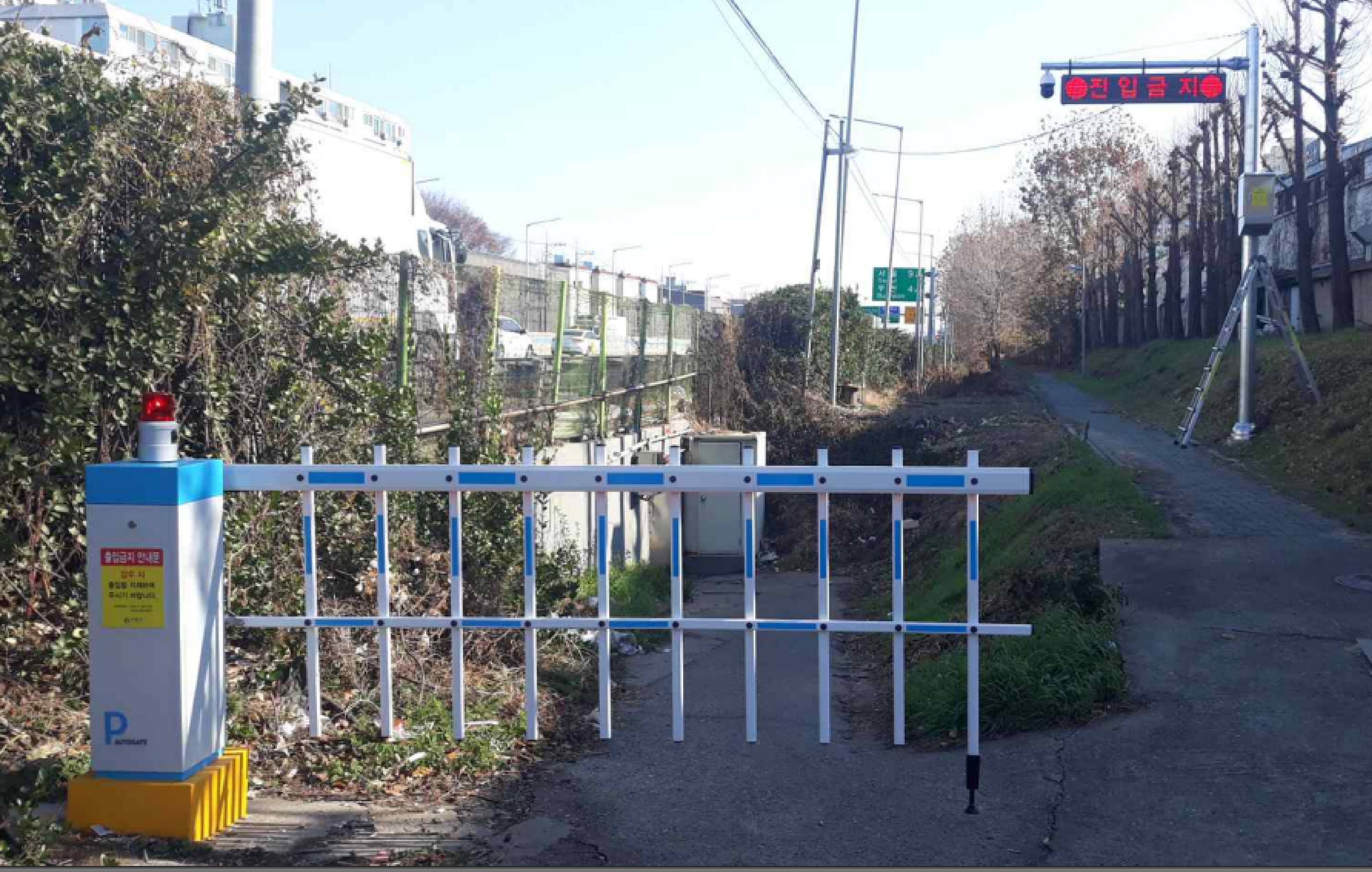[시공사례] 인천광역시 부평구 삼산동 침수우려지역 자동 차단시설 설치공사 및 관급자...